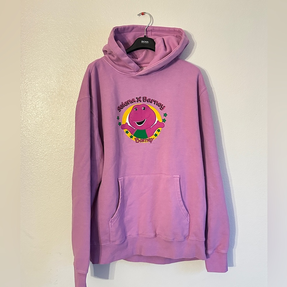 Selena Gomez x Barney Purple Oversized Hoodie, SMALL, NEVER WORN